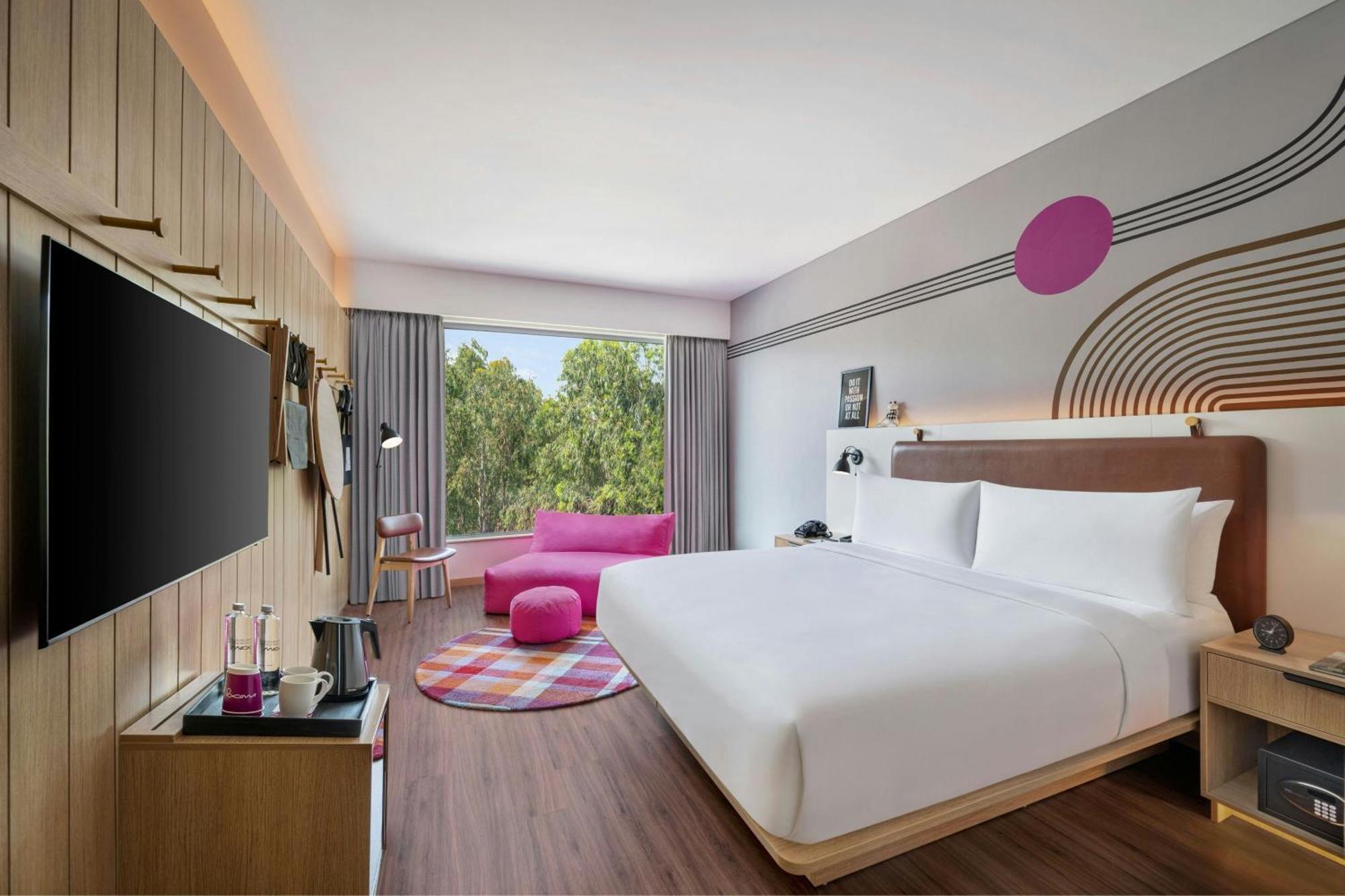ホテル Moxy Bengaluru Airport Prestige Tech Cloud Devanahalli エクステリア 写真