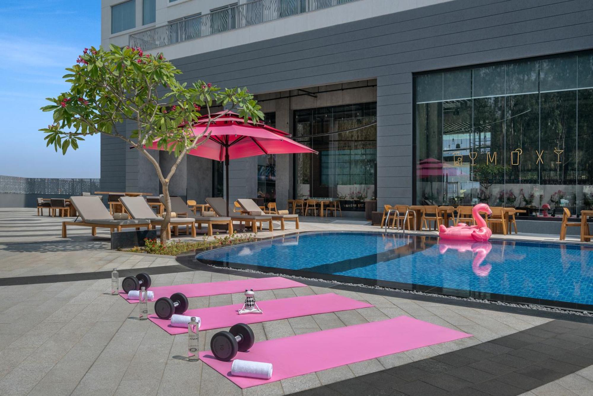 ホテル Moxy Bengaluru Airport Prestige Tech Cloud Devanahalli エクステリア 写真